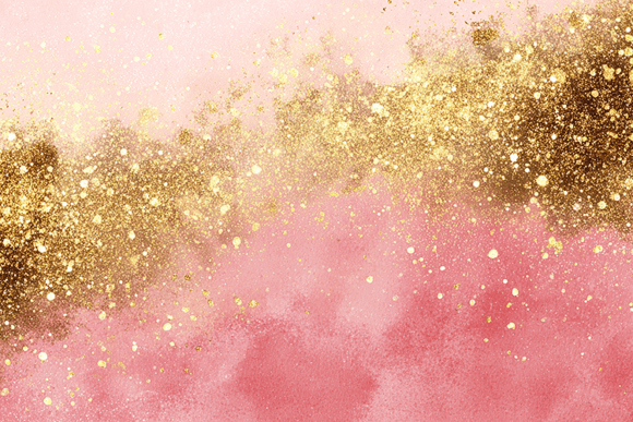 Download Pink Gold Glitter Watercolor Texture - Premium Resources