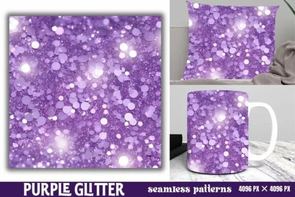 Download Purple Glitter Background Digital Paper - Premium Resources